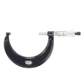 Starrett Outside Micrometer with Ratchet Stop, Lock Nut, and Carbide Faces - Quick and Easy Adjustment, 3-4" Range, .0001" Graduations - T436.1XRL-4 W/SLC