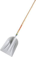 True Temper 1680100 Poly Scoop Shovel with Wood 48 in. Hardwood Handle, grey/silver, 64″h × 14.75″w × 8.75″d