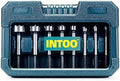 INTOO Hex Shank Forstner Bit Set 8pcs Multi Sided Shank Wood Drill bit Set
