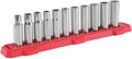CRAFTSMAN Deep Socket Set, 1/2-Inch Drive, Metric, 11-Piece (CMMT12049)
