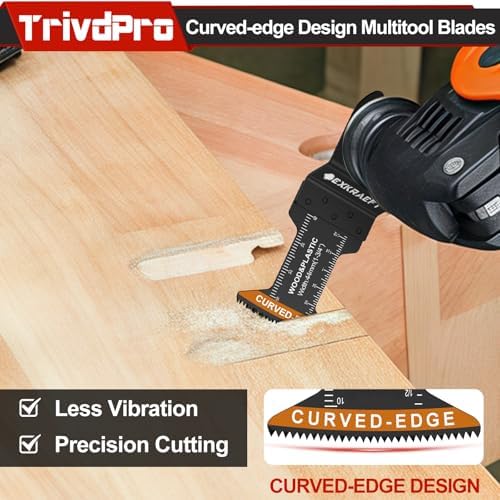 Oscillating Tool Blade Multitool Blades - TrivdPro 105pcs Multi Tool Blades