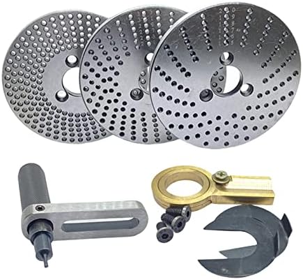Quality Precision Indexing Plate Set/Dividing Plates Set For Hv4 & Hv6 Rotary Tables | 3 Plates Sizes | Plate Diameter 100Mm | Inside Diameter : 21 Mm Thickness Of The Plate : 7.5 Mm