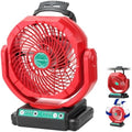 Oscillating Fan Compatible with Milwaukee M18 18V Battery(Tool Only)