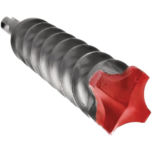 Diablo Rebar Demon SDS-Max 4-Cutter Full Carbide Head Hammer Drill Bit with Tri-Metal Fusion Welding - 11/16" Diameter, 13" Length, 8" Working Length - DMAMX1420