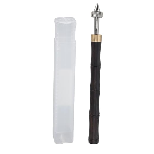 Pin Vise Hand Drill, Swivel Head Pin Vise Hand Drill, Manual Craft Drill Sharp Micro Twist Drill Bits Set, Small Rotary Tools for Jewelry Making, Resin, Wood, Plastic, Miniature (with Hole)