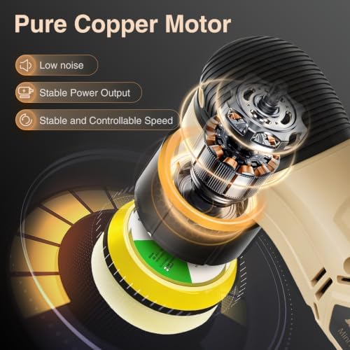 Cordless Mini Polisher, DA&RO Mini CarBuffer Polisher
