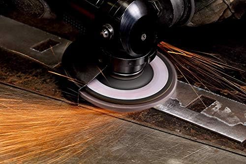 3M Flap Disc 769F, Type 27, 80+, 5 in x 7/8 in, High Performance Abrasive, Ceramic Precision-Shaped Grain Grinding and Finishing Disc, Carbon Steel, Stainless Steel