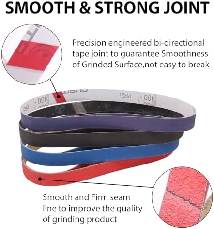 1x30 Knife Sharpening Sanding Belts, 16 Pack