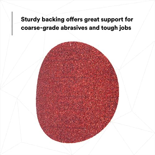 3M Hookit Red Abrasive Disc, 01219, 6 in, P320