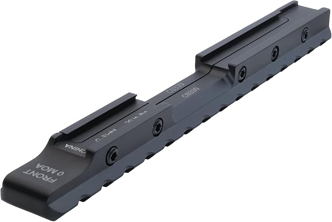 G-Sight CZ 457 Picatinny Scope Base 0 MOA Rail 7075 Aluminum CNC Machined for CZ457, Includes Built-in Screws, Spare Screw and Torx Wrench