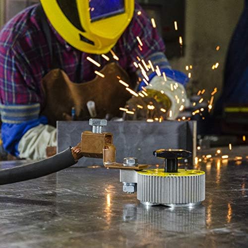 Magswitch 600 Amp Switchable Magnetic Welding Ground Clamp - Heavy Duty On/Off Grounding - 200+ lb Hold Force