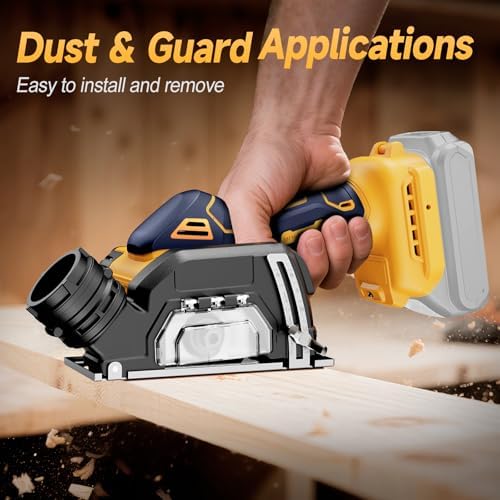 Cordless Cut Off Tool Compatible with Dewalt 20V Max Battery, 3" Mini Cut Off Tool 20000 RPM, 5 Saw 3” Blades for Metal/Wood/Tile/Plastic Cutting, Removable Dust Cover, No Battery