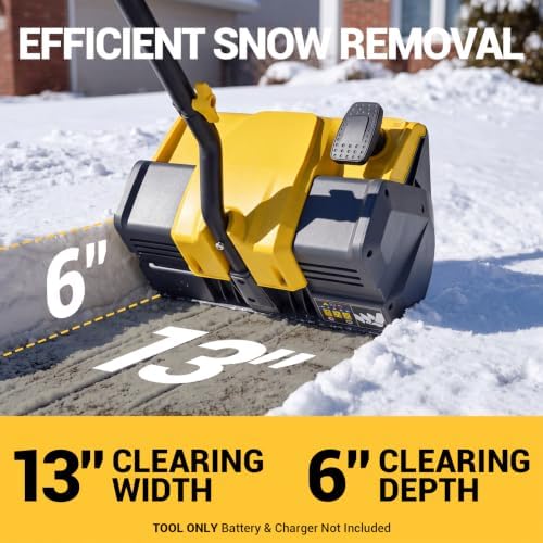 Electric Snow Shovel Compatible with DeWalt 20V Max Battery