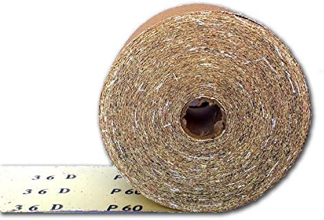 Starcke Premium 2-3/4" Sandpaper Roll - PSA Adhesive Longboard - for Wood, Auto Body, Marine, Paint, Primer, Metal, Plastics, Fiberglass and Composites (2-3/4 Inch X 25 Yards,120 grit)