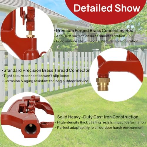 Y34 Complete Head Assembly Kit Fits for Woodford Y34 Yard Hydrant, Replacement Model RK-Y34HA, Frost Free Outdoor Faucet Repair for Outdoor Garden Yard Faucet Fix Leaks