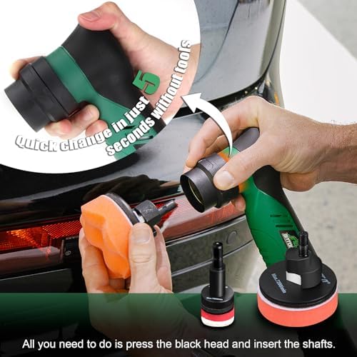 BATOCA S5 Cordless Mini Car Polisher Buffer Sander Rotary & Dual Action