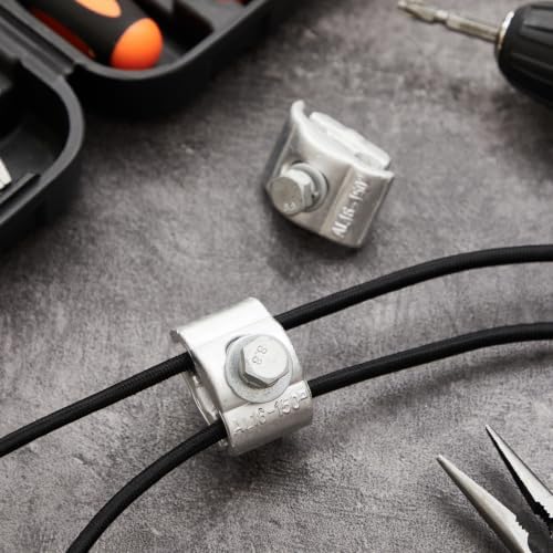 10 Pcs 4/0-2A APG-A2 Aluminum Parallel Groove Clamp for 16-150mm²