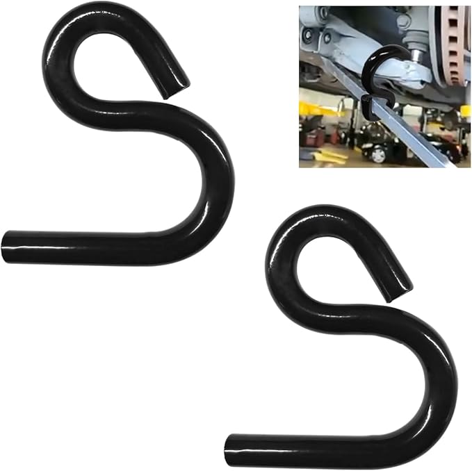 Auto 6007 Lower Control Arm Prying Tool, Universal Ball Joint Press Separator Designed for 7/8" Diameter Pry Bar, Vehicle Control Arm Helper Remover, Specialty Suspension Bushing Tool (Black-2PCS)