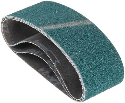 3 Pcs Sanding Belts 4 x 24 Inch 24 Grit Zirconia