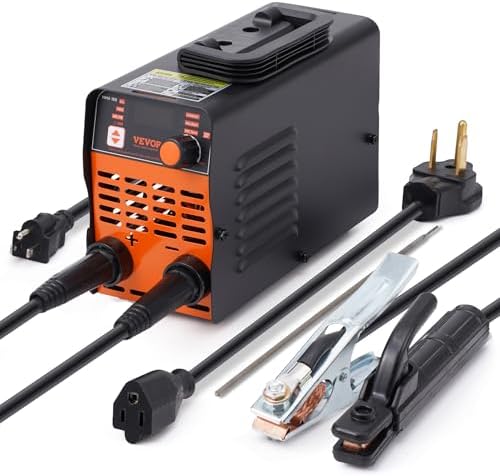 VEVOR Stick Welder, 160Amp 2 in 1 ARC/Lift Tig Welder Machine 110/220V with Hot Start Arc Force Anti-Stick