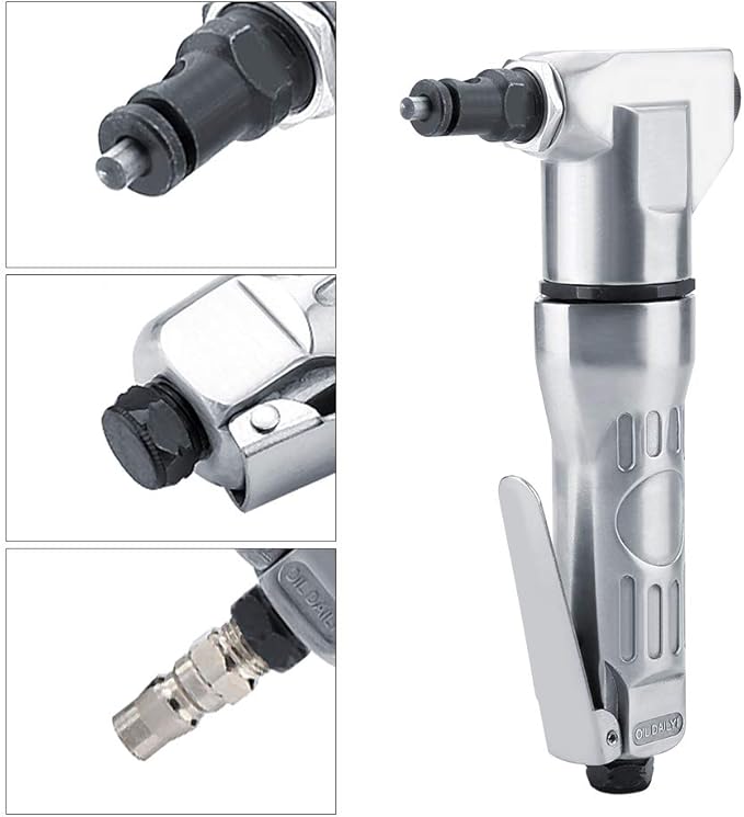 Air Nibbler Metal Cutter, 2800rpm Electric Drill Shears Attachment Cutter Nibbler, Metal Cutting Tool for Automotive Sheet Operations