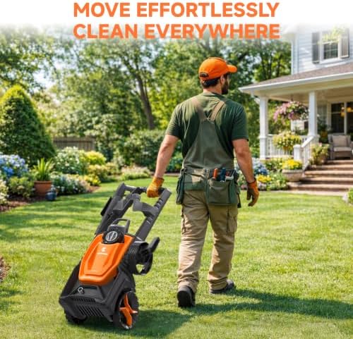 Giraffe Tools Electric Pressure Washer, 2400 PSI 2.3 GPM with 20FT Hose
