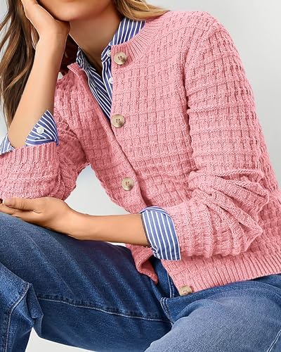 PRETTYGARDEN Women's Fall Lightweight Cardigan Sweaters