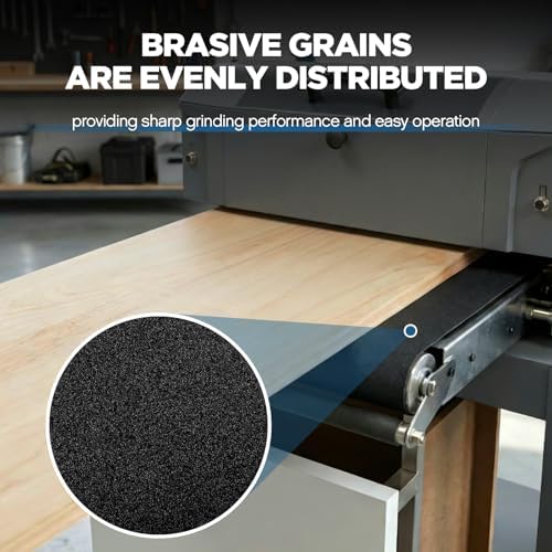 Lounsweer 23"x62" 100 Grit Drum Sander Feed Belt Conveyor Silicon Carbide Feed Belt Heavy Duty High Grip Compatibility with Performax 22-44 Pro Drum Sander