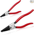 SPEEDWOX 2 Pcs Special Ring Retaining Ring Pliers Lock Ring Pliers Flat
