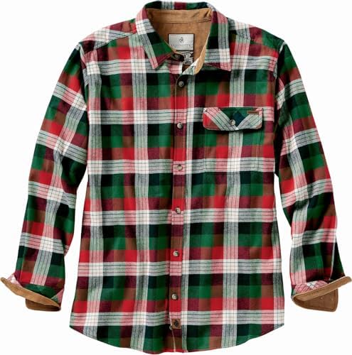Legendary Whitetails Mens Flannel Long Sleeve Button Down 100% Cotton Shirt