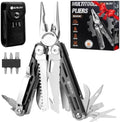 BIBURY 22-in-1 Titanium Plated Multitool Pliers with Scissors,Self-locking