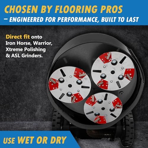 Single-Seg Grinding Discs for ASL XPS Ironhorse, #30/40 Grit, Medium Bond