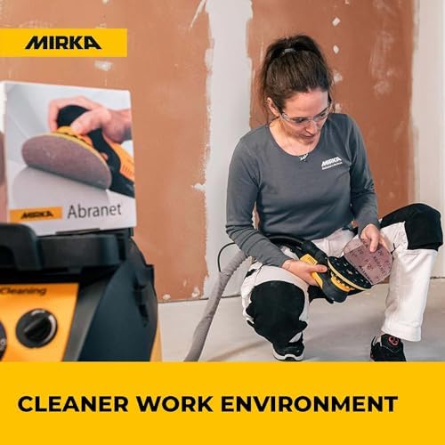 Mirka Abranet Sanding Mesh Discs 600 Grit 5 Inch Hook and Loop