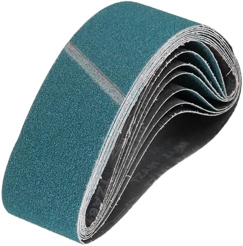 HARFINGTON 4 x 36 Inch Sanding Belts, 9 Pcs 24/60/120 Grit