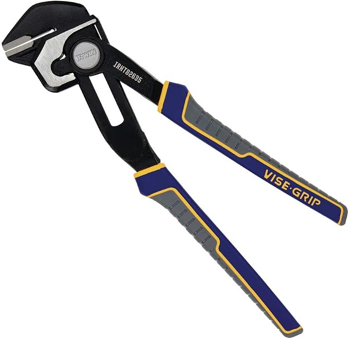 IRWIN VISE-GRIP Adjustable Pliers, Plumbing, Tongue & Groove, 8-Inch (IRHT82635)