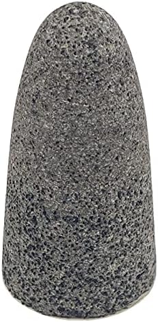 Weiler 68303 Tiger AO Type 16 Round Tip Portable Grinding Cone, A24-R, 1 1/2" X 2 1/2" X 5/8-11, (Pack of 12)