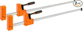JORGENSEN 48-inch Bar Clamps, 90°Cabinet Master Parallel Jaw Bar Clamp Set, 2-pack