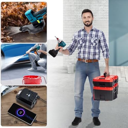 SELFIE CAT 10-in-1 20V Max Cordless Power Tool Combo Kit with 2 Batteries