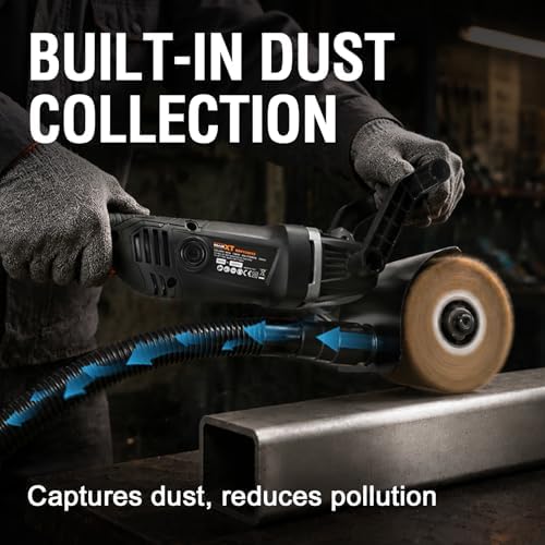 MAXXT 1300W Surface Conditioning Tool, 6 Fixed Speed 900-3700 RPM Handheld Burnishing Tool & sander, Electric Polishing Machine with Power Polishers & Buffers for Metal & Wood (1 Wheel Included)