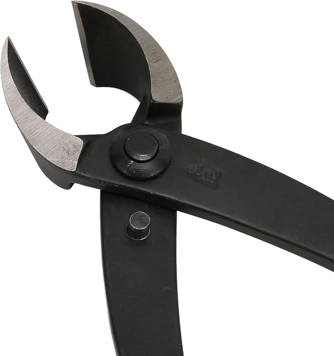 Shanrya Bonsai Concave Branch Cutter, 11in Length BonsaiCutter Gardening Tools Manganese Steel with Ergonomic Handle for Bonsai Modeling