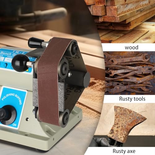 Multifunctional Wet/Dry Belt Sander & Rock Polisher with Variable Speed