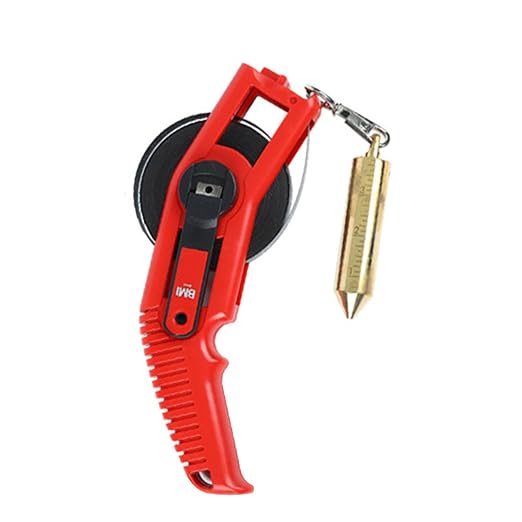 Accuracy Oil Tank Gauging Tapes Carbon Steel Oil Gauging Tape 15/20/30/50M Measuring Ruler with Brass Plumb Bob Steel Measurement Tool