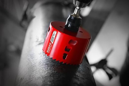 Diablo Carbide Teeth Hole Saw for Wood and Metal - Fits with Snap-Lock Plus Mandrel System, Tool-Free Plug Ejection - 2-3/8" Diameter, 2-3/8" Length - DHS2375CT