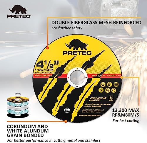 27 Pack Cut Off Wheels 4-1/2", Metal Cutting Wheel for Angle Grinder