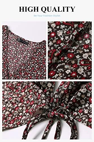 PRETTYGARDEN Women's Boho Floral Summer Maxi Dresses