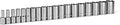 Capri Tools 3/8 in. Drive Semi-Deep Chrome Sockets Set, 6-Point, 6 to 24 mm, 19-Piece