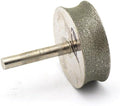 ILOVETOOL Diamond Mounted Point 50mm CONCAVE Cylinder Head Jade Carving Tools