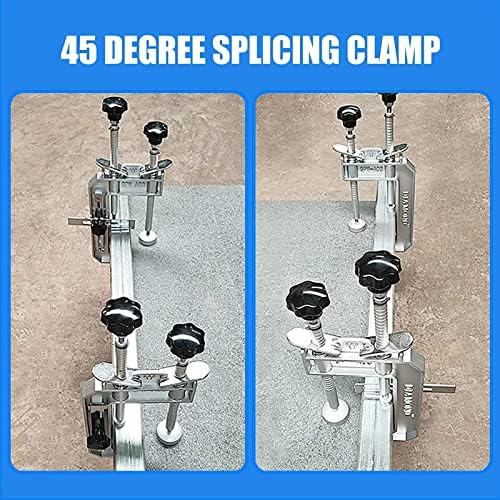 45 Degree Stone Mitre Clamp, Countertop Seam Splicing Fixture 32x20cm Benchtop Angle Clamp for Granite Marble Slab Install Tool