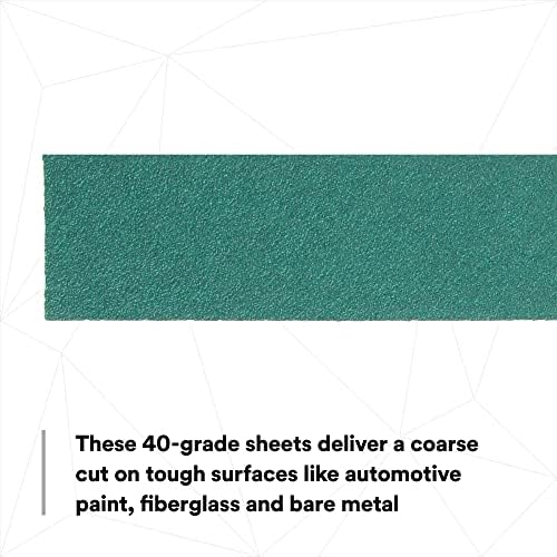 3M Green Corps Stikit Production Sheet, 02231, 40+, 2-3/4 in x 16 1/2 in