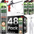 Sprayman Spraycoat Fire Rated Spray Foam Insulation Kit 960 Sq Ft (48x27.1oz) - High R-Value (11.32 / 2in) Heat & Noise Reduction, Closed Cell Foam for Wall & Attic - Gun, 4 Cleaners & Safety Gear